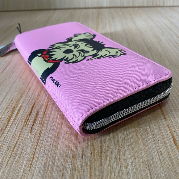 Marc Tetro Yorkie Zippered Wallet NIB NWT In Gift Box Yorkshire Terrier Dog - Picture 5 of 11